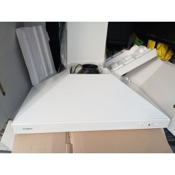 Campana extractora cocina blanca