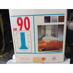 Campana extractora cocina blanca